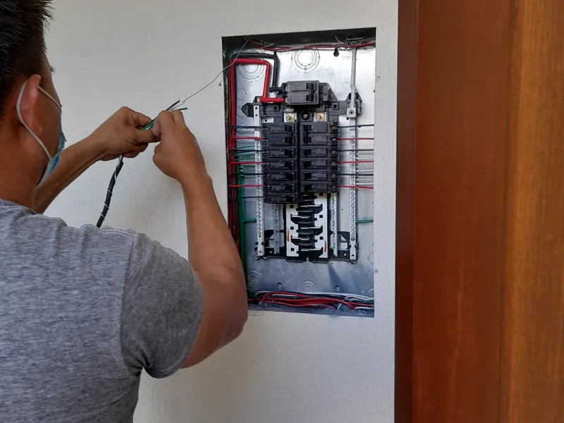 Preparación eléctrica para aire acondicionado